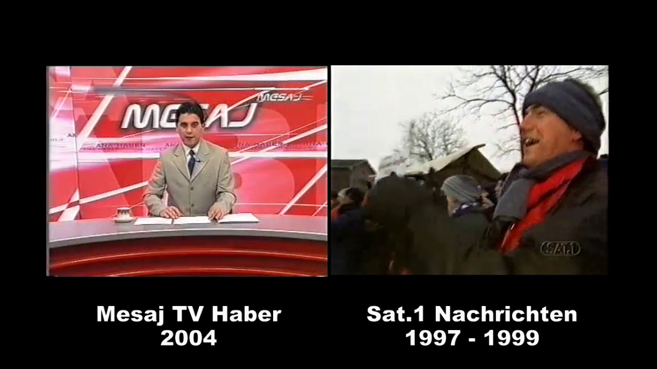 Mesaj TV Haber 2004 vs SAT.1 Nachrichten 1997 - 1999