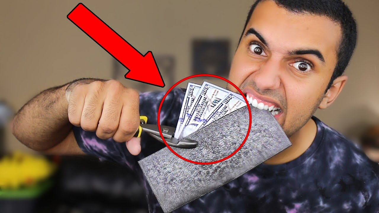THIS MONEY IS UNRIPPABLE!! IMPOSSIBLE CHALLENGE!! *GONE WRONG* (1000$)