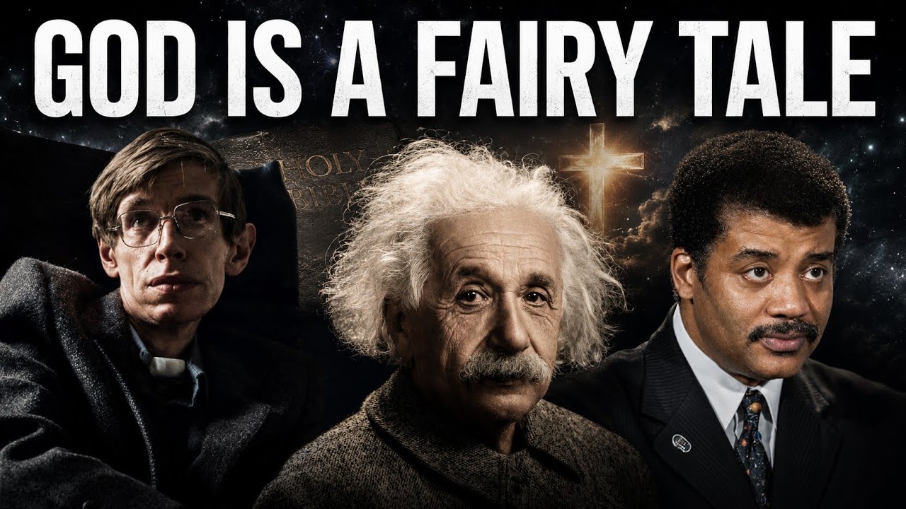 God is a Fantasy: Stephen Hawking, Neil deGrasse Tyson & Albert Einstein