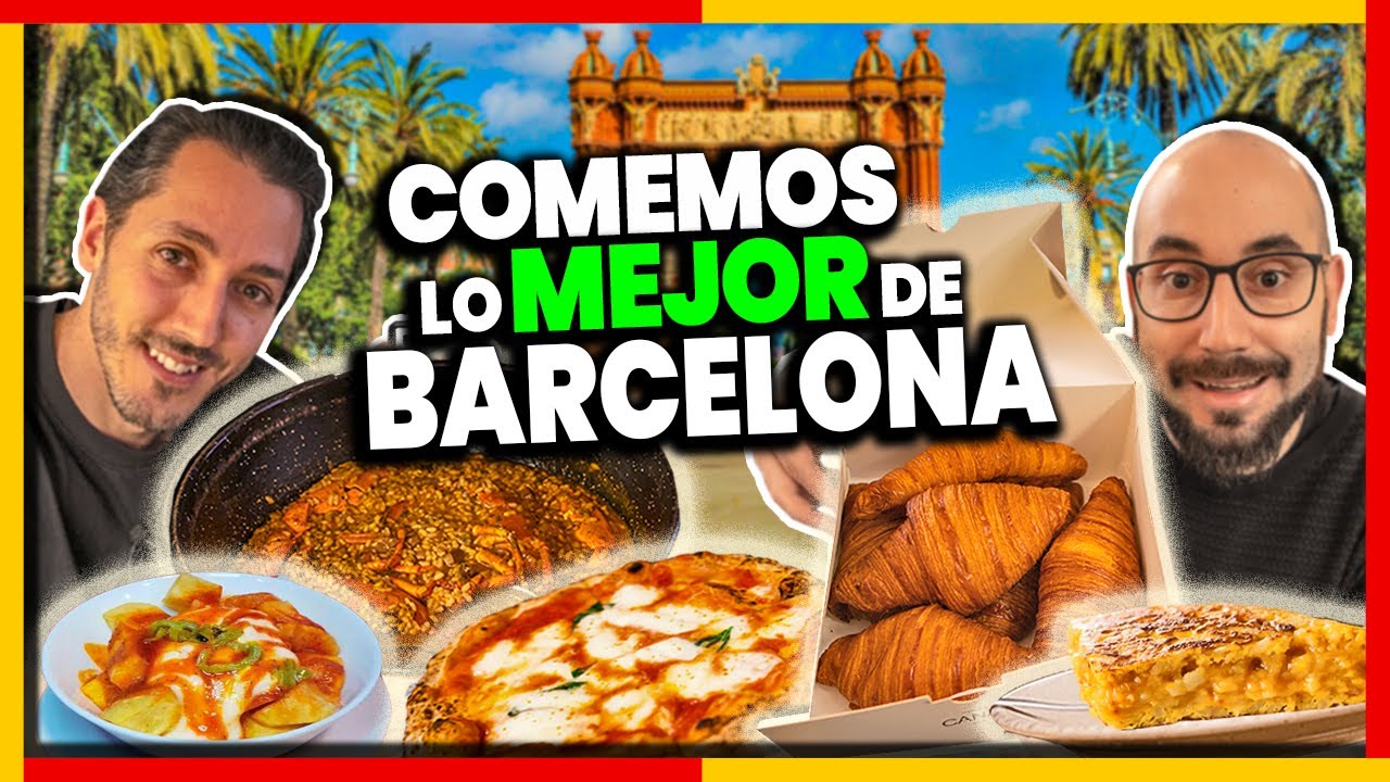 Dónde comer en BARCELONA Bueno y Barato *TOP 5 LUGARES COMIENDO 24 HORAS* 🥇🤤
