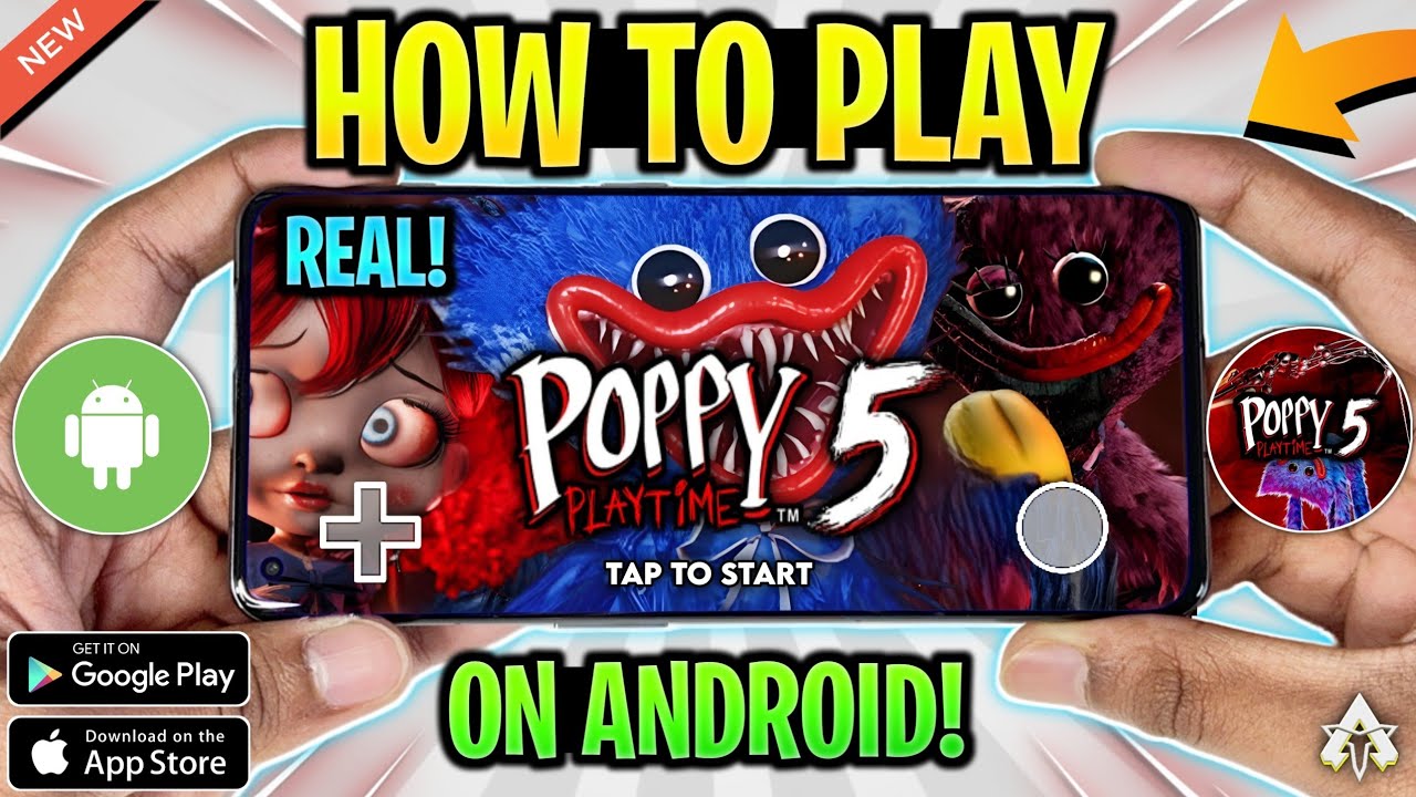 НОВИНКА! 🔥 Как играть в Poppy Playtime Chapter 5 на мобильном телефоне | Настоящая Poppy Playtime...