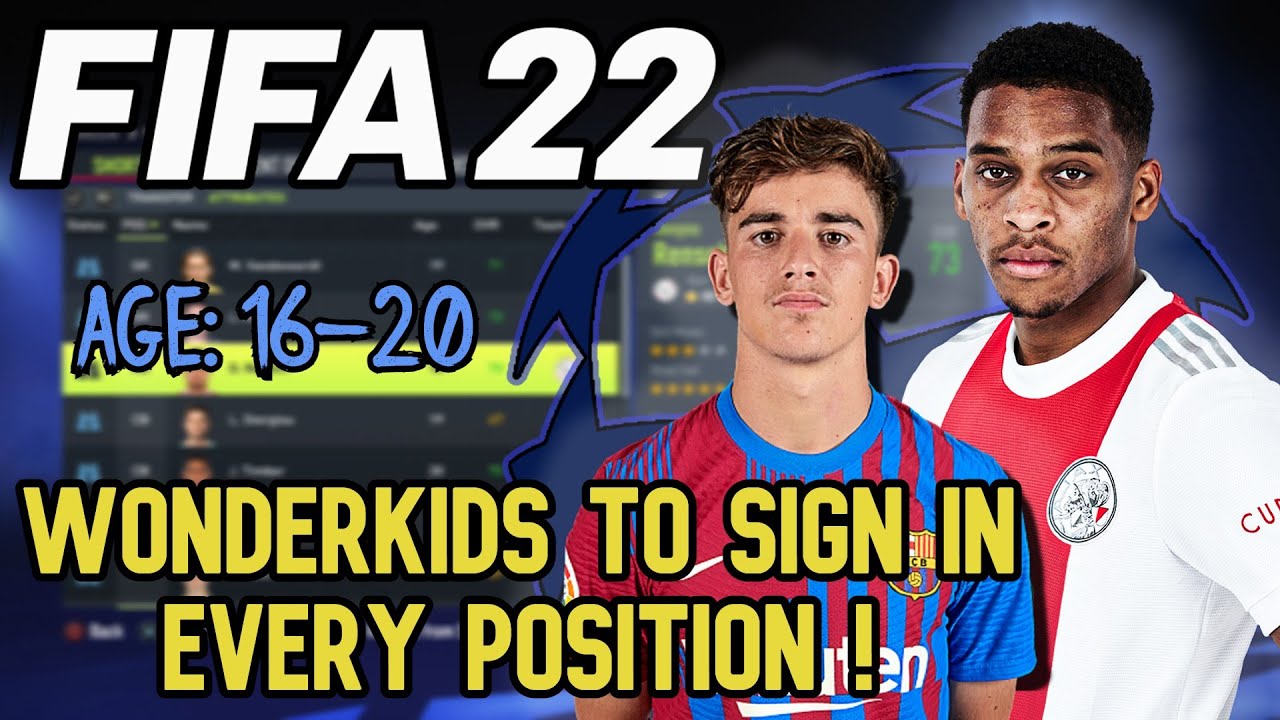 FIFA 22: WONDERKIDS TO SIGN IN EVERY POSITIONS ON CAREER MODE! (Any Teams!)