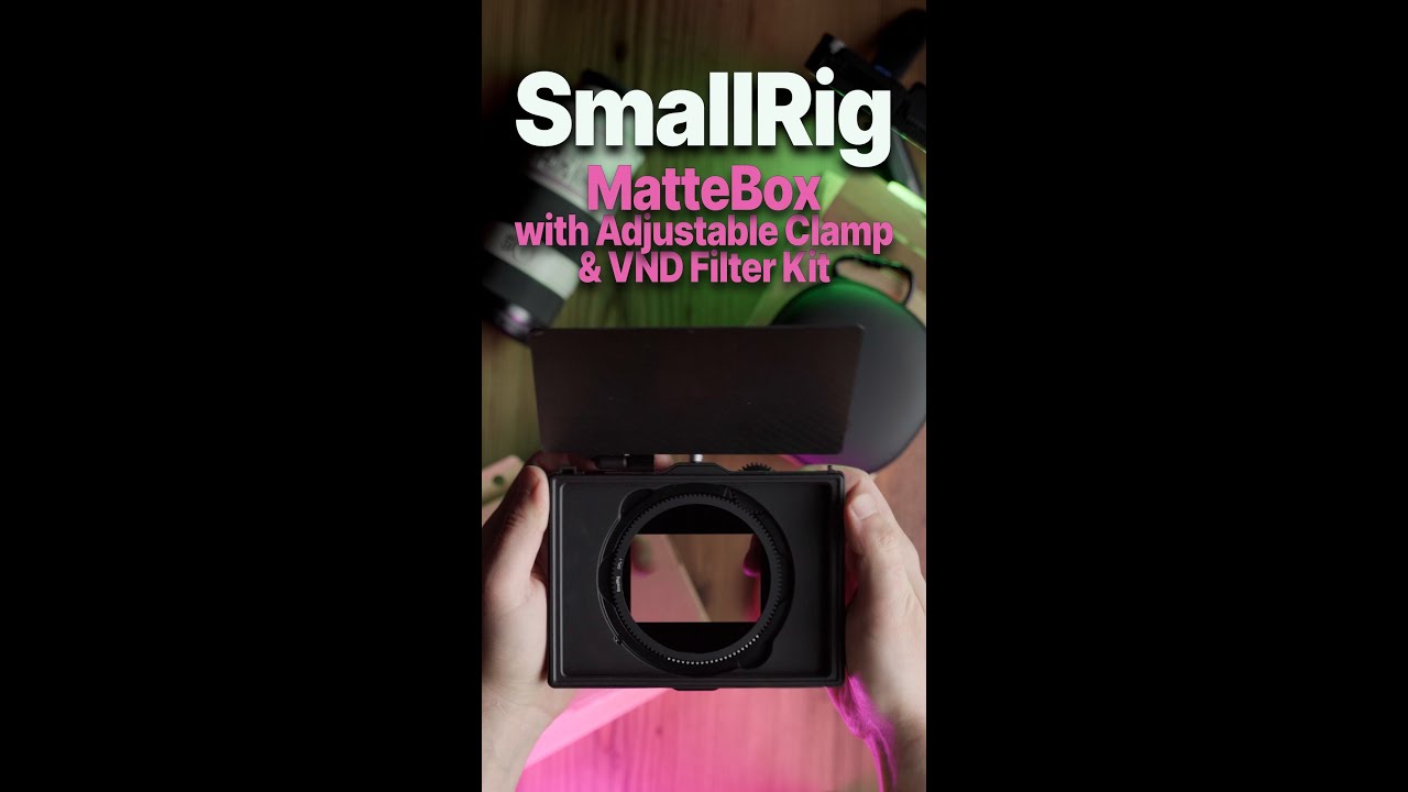 SmallRig LITE Matte Box with Adjustable Clamp Unboxing & SmallRig VND Filter Kit Unboxing