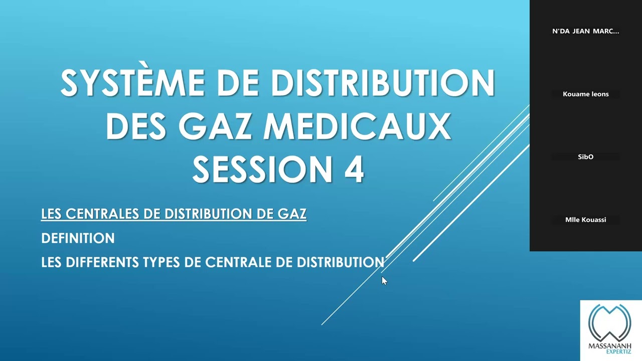 SDGM4 : CENTRALE DE DISTRIBUTION DES FLUIDES MEDICAUX