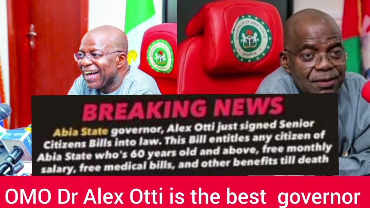 Dr Alex is the recordbreaker Otti hasdone whatno governor hasdone inthe historyof Nigeriagovernment 