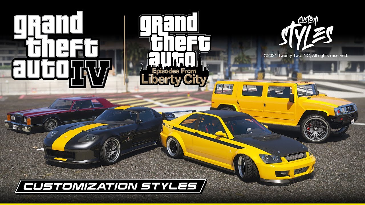 GTA IV & GTA EFLC - Customization Styles (Special Cars)