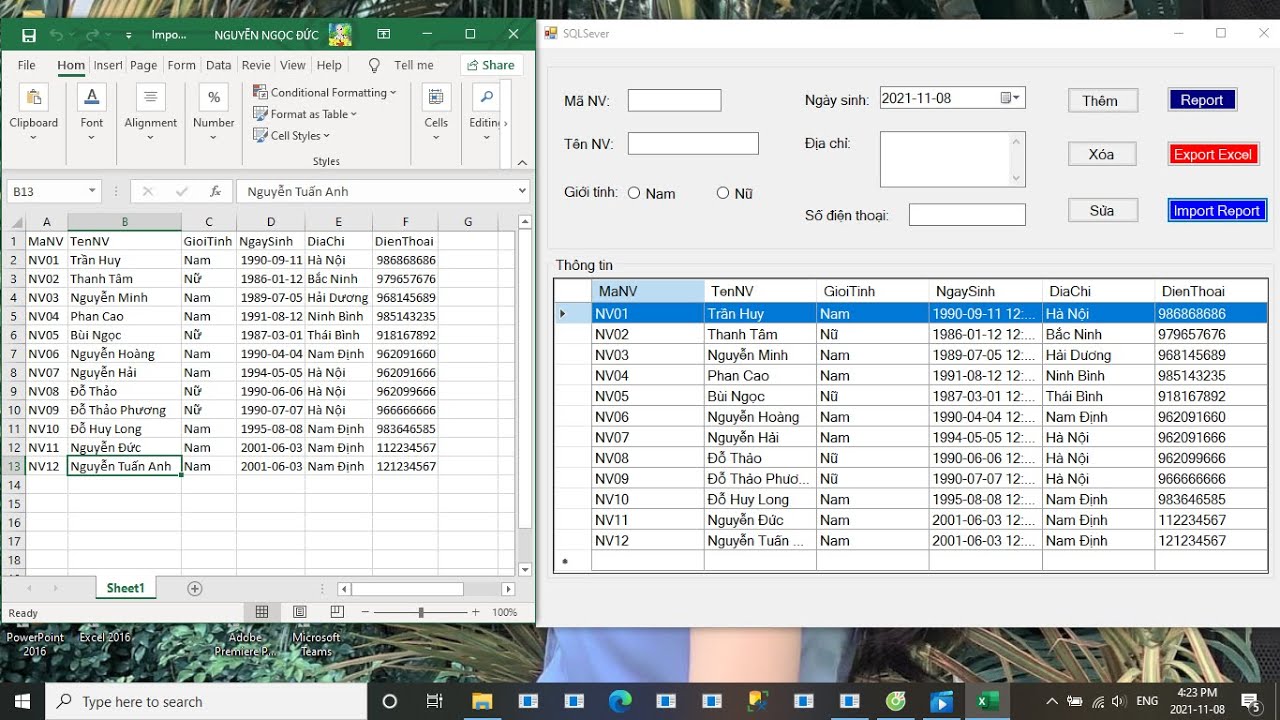 [Window Forms Apps] Export và Import Excel - C# (Part 3)