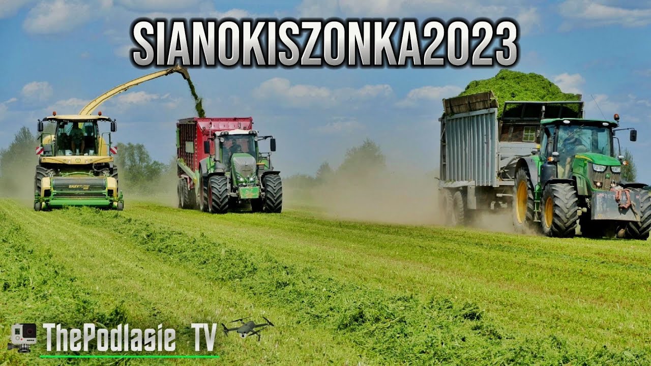 | Z Nimi Nie Ma Miękkiej Gry | Sianokiszonka 2023 z UR Zieziula | Fendt 826 | Krone Big X 680 |