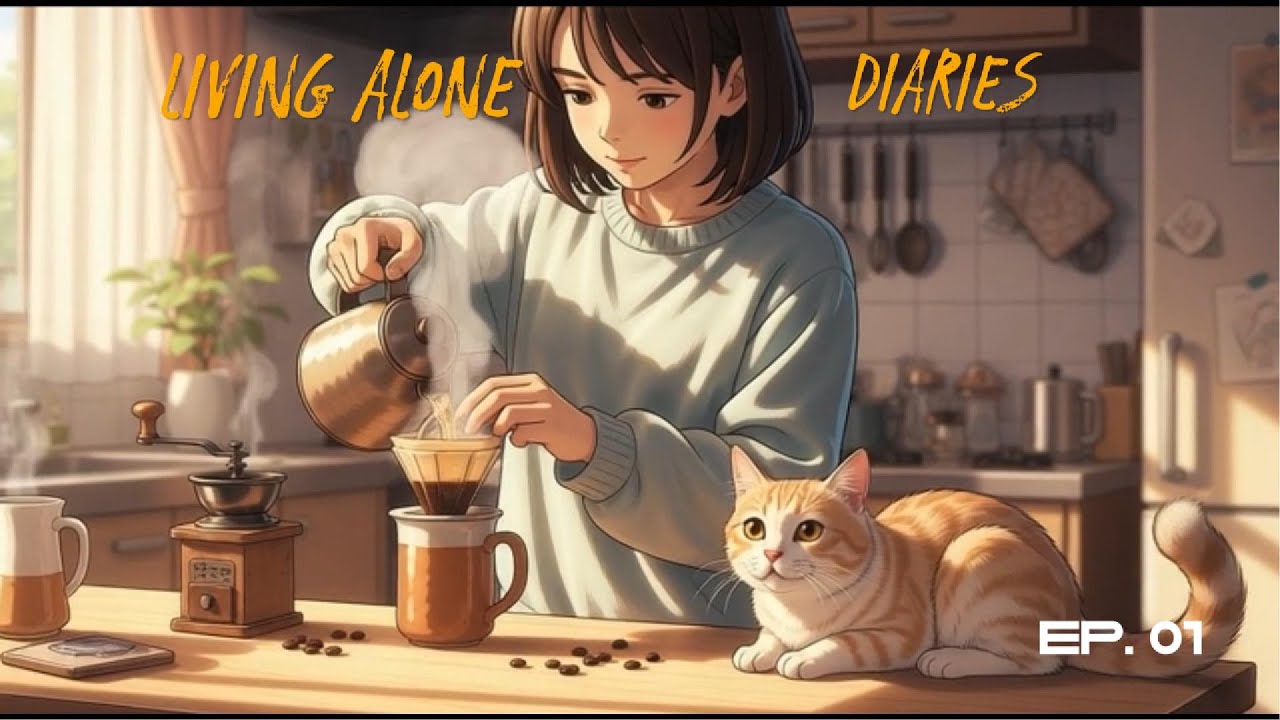 “Living Alone Diaries | Morning ASMR with My Cat | Cozy Wake Up & Slow Life”