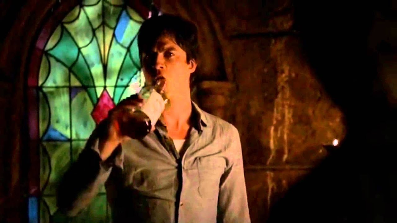 Vampire Diaries 6x05 - Damon is back from the other world 
