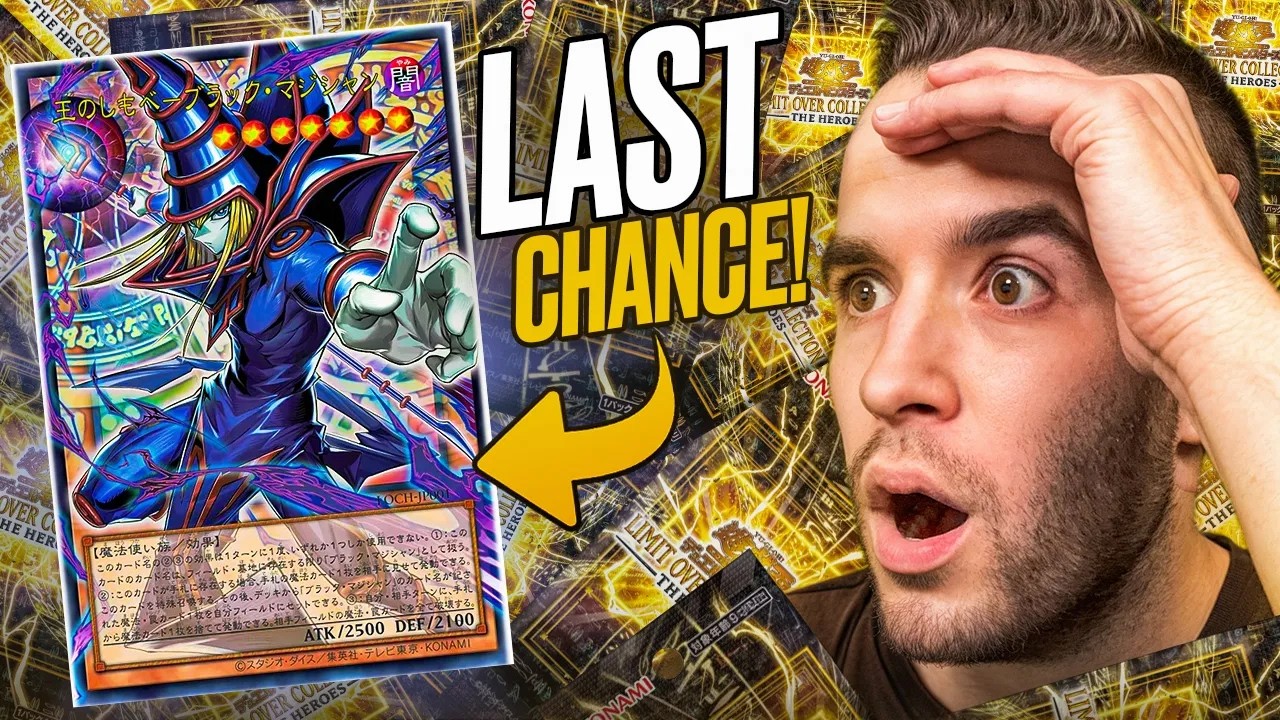 Opening FULL ART Yugioh Packs For The Dark Magician - One Last Time