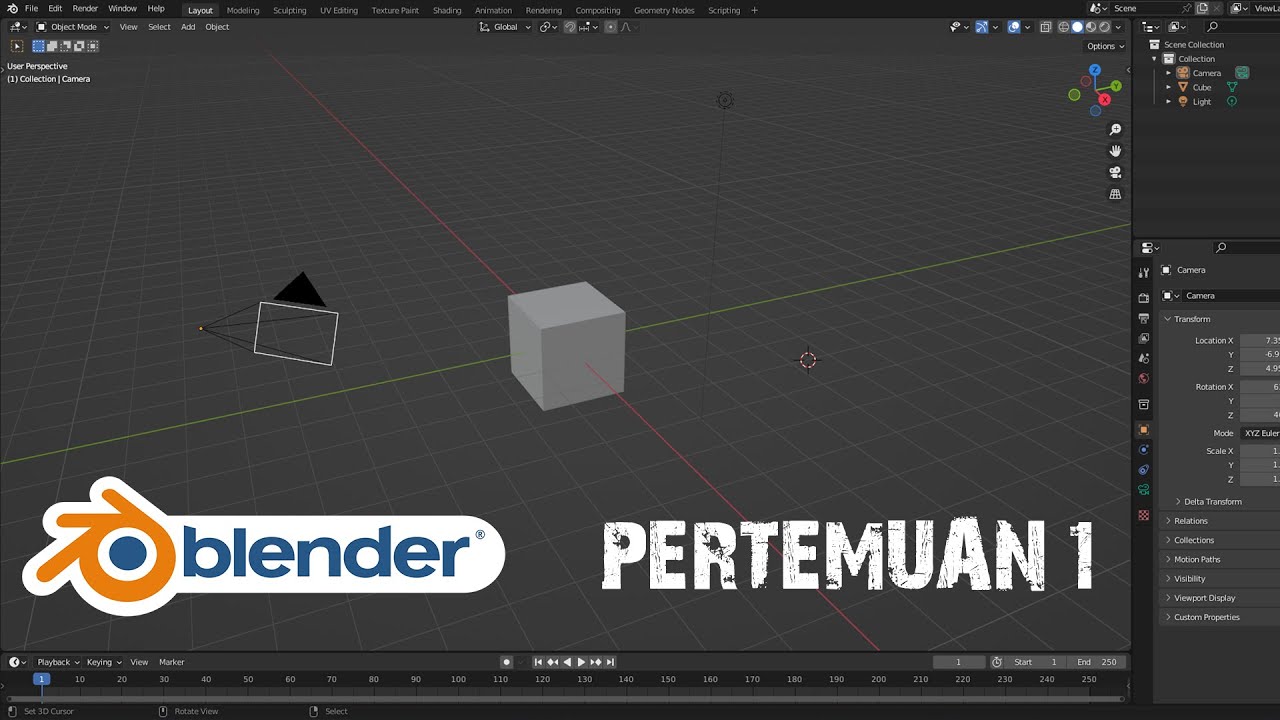 Tutorial Blender 3D Untuk Pemula Bahasa Indonesia