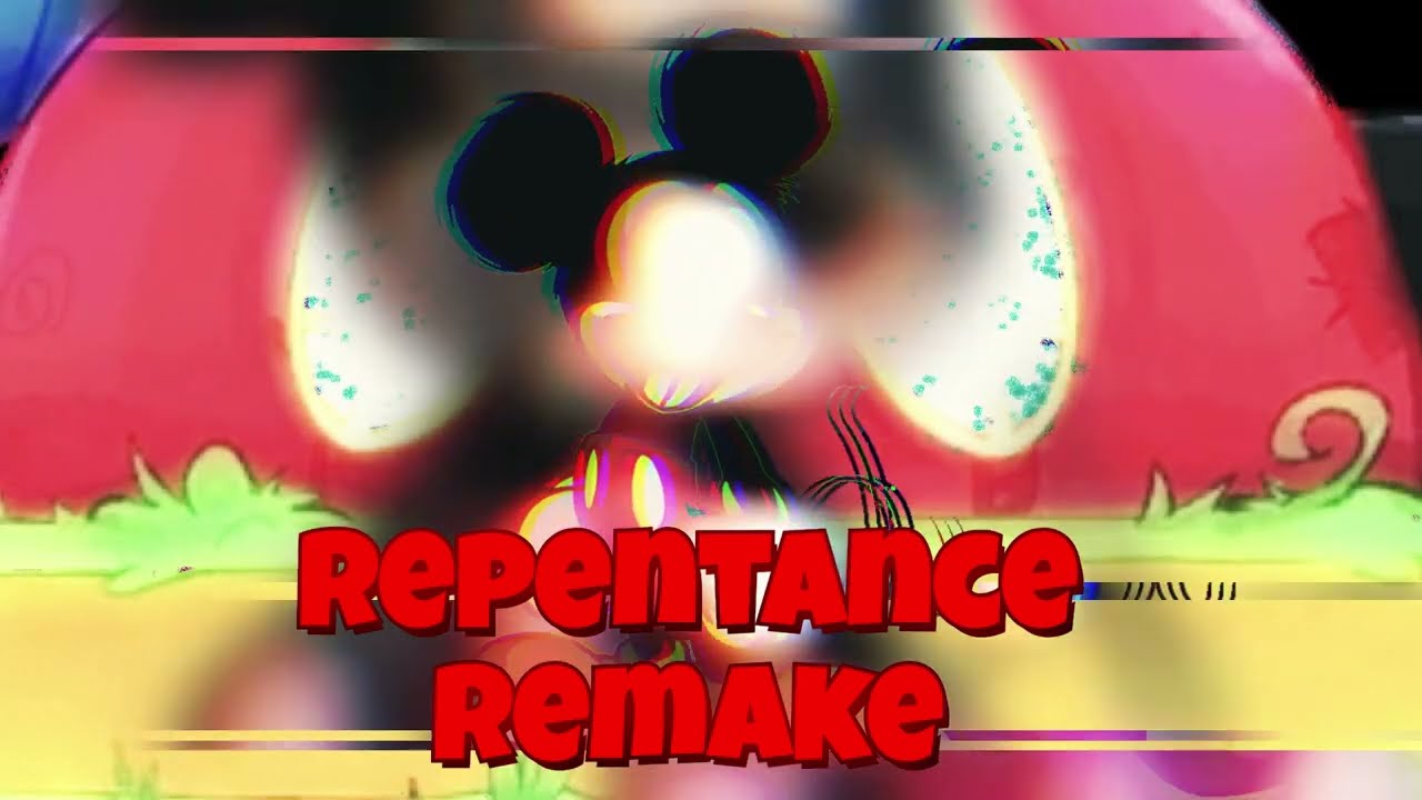 Vs Mouse Rookies Edition Repentance Remake The glow kinda make's it hard too see #vsmouse #fnf  Bruh