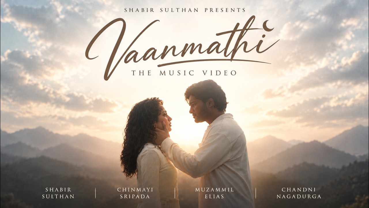 VAANMATHI &mdash; MUSIC VIDEO | Shabir Sulthan | Chinmayi Sripada | Muzammil Elias | Chandni Nagadurga