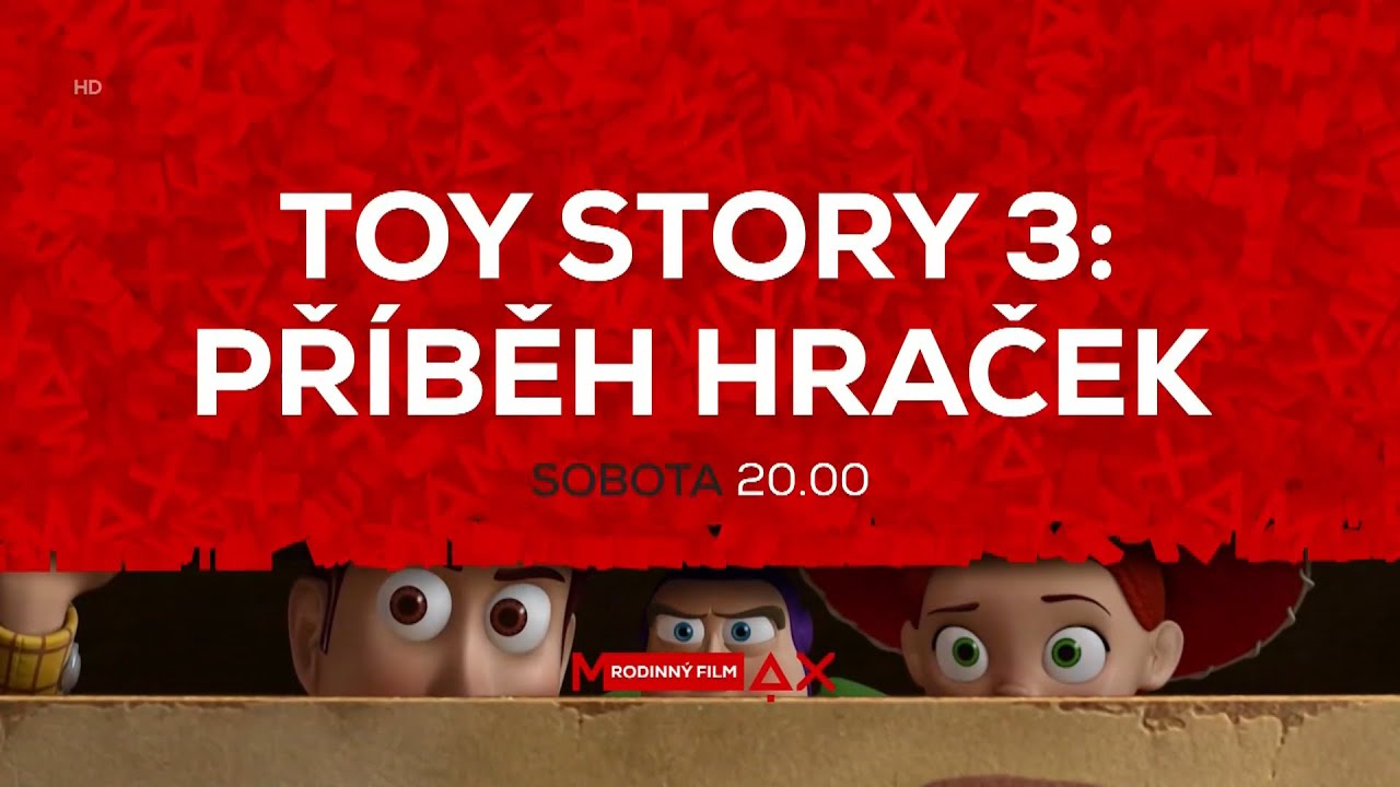 Toy Story 3: Př&iacute;běh hraček | Prima MAX | červen 2024 (česky)