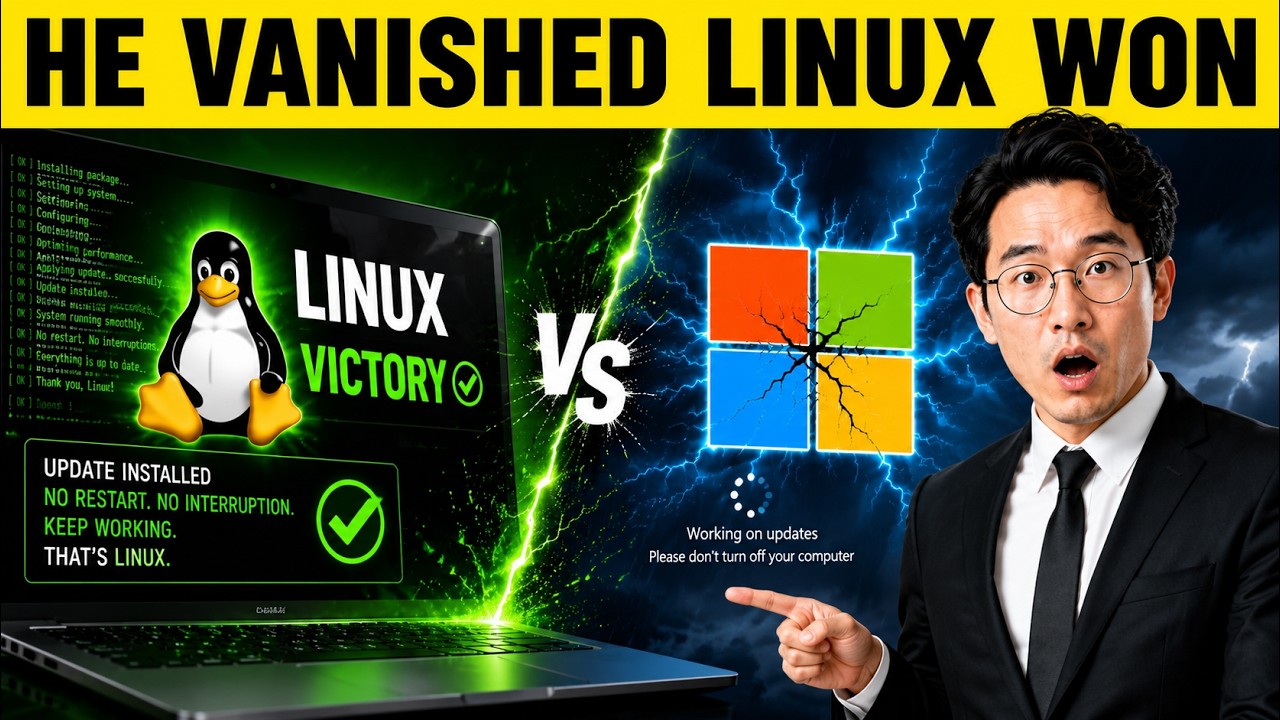 He Vanished for 6 Months &mdash; His LINUX🐧 Distro Just Humiliated Windows
