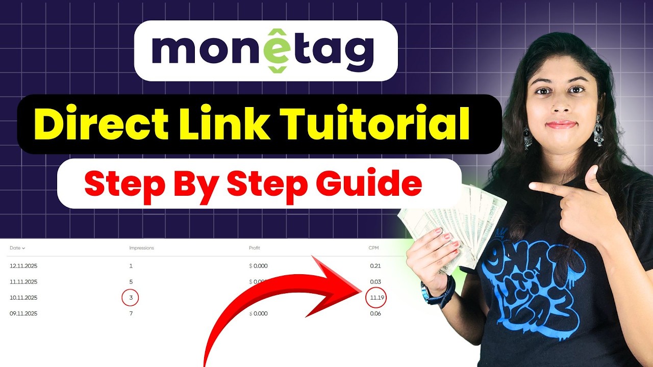 Monetag Direct Link Kaise Use Kare || How To Make Money Using Monetag Part 2