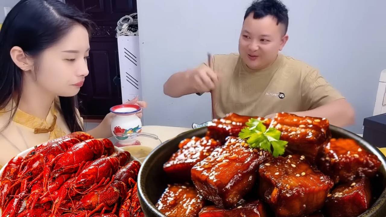 小气老公先端出豆腐菜，等我吃饱，才拿出红烧肉太心机了【九零后夫妻】