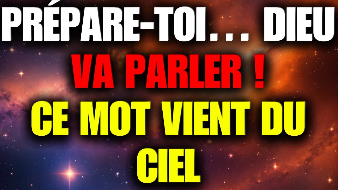 💥 CE MESSAGE VOUS FERA TOMBER À GENOUX – DIEU VEUT PARLER DE TOUTE URGENCE !