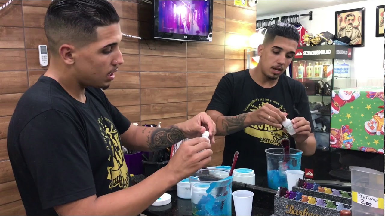 TUTORIAL: Como fazer Gel Shaving (Para Barbear e Finalizar Corte de Cabelo Na Navalha/Gilete)