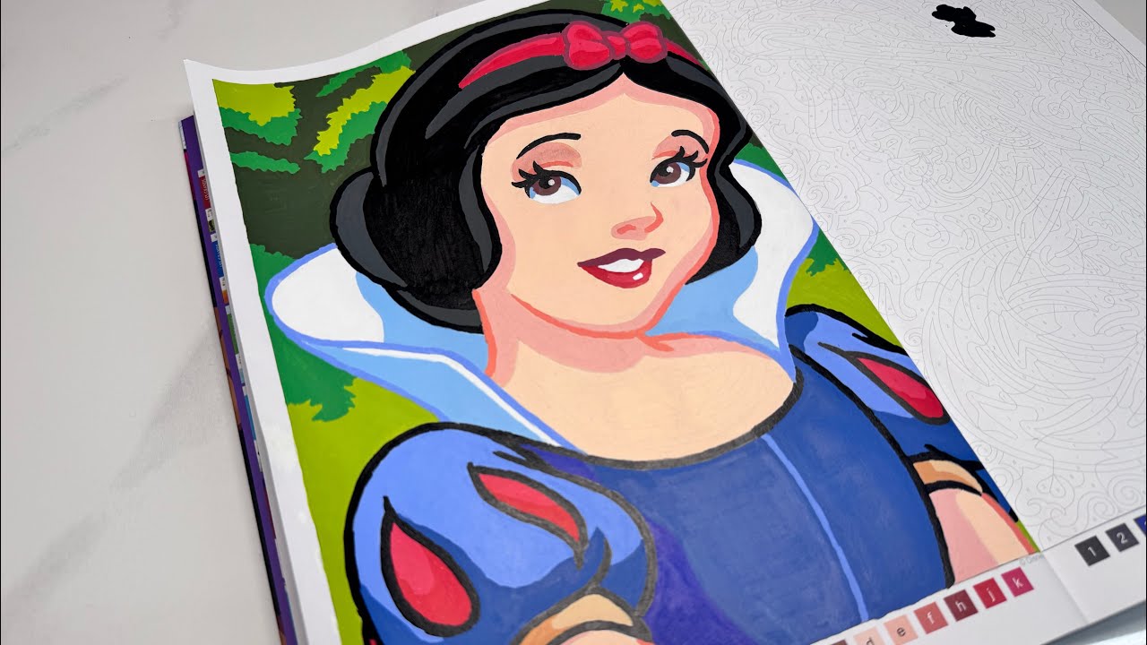 Relaxing DISNEY Coloring ASMR 🎨 Jasmine | Calm & Satisfying Art