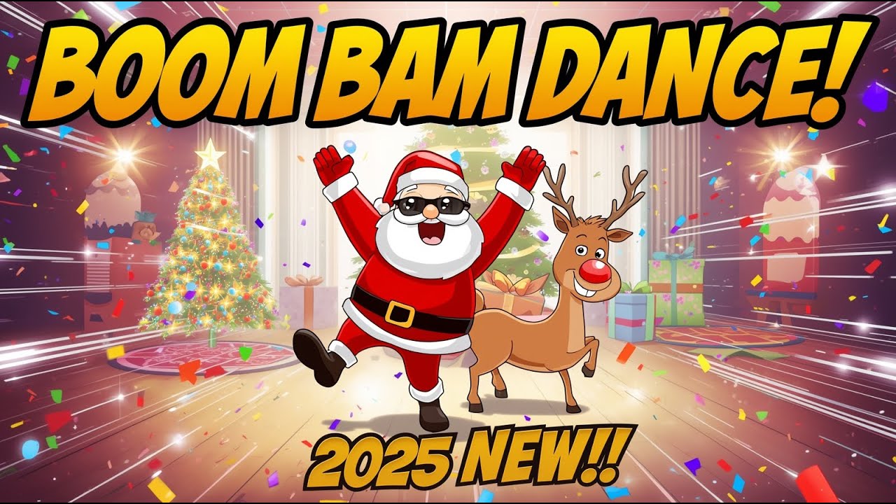 Christmas Boom Bam Dance! 🎄 Best Christmas Songs for Kids 2025 🎅 Kids Dance Party