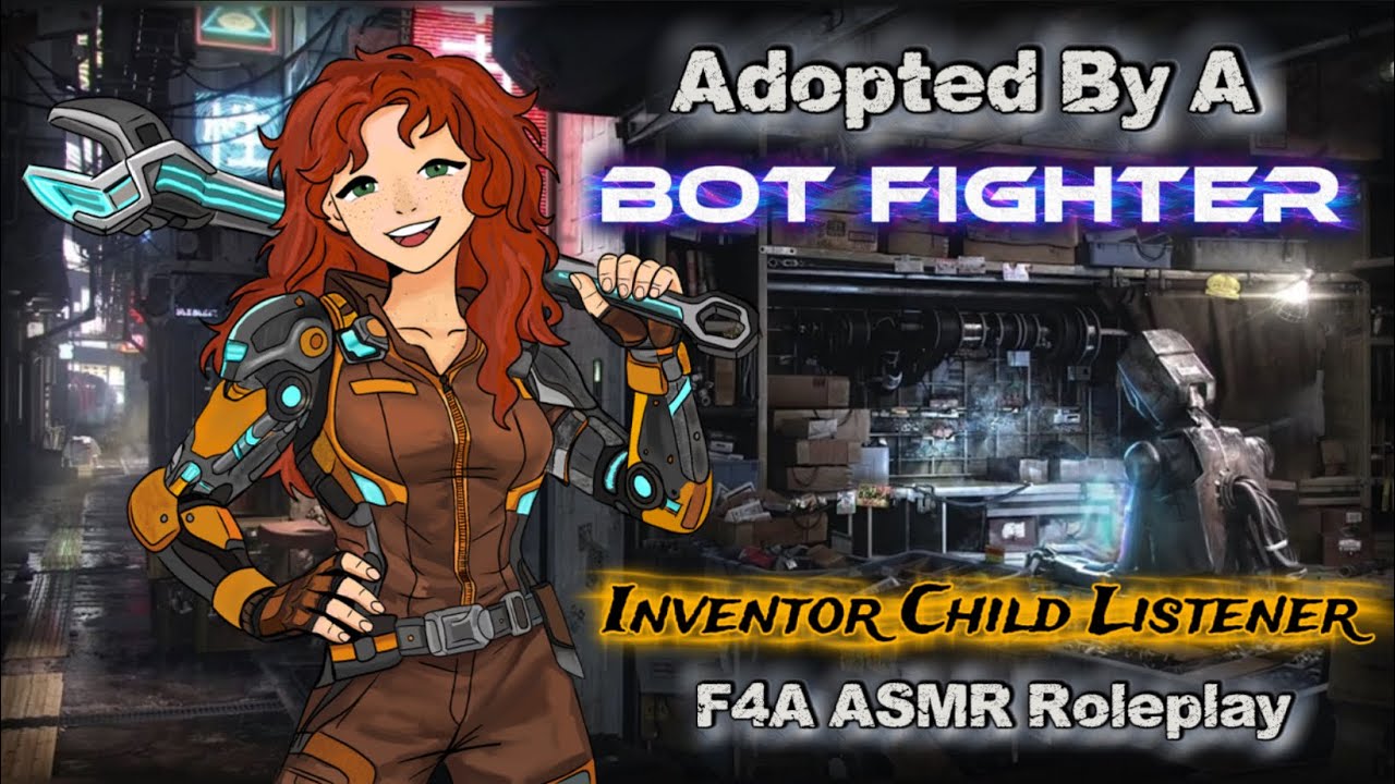 Adopted by a Bot Fighter [F4A] [Inventor Child Listener x Bot Fighter Speaker] ASMR Roleplay