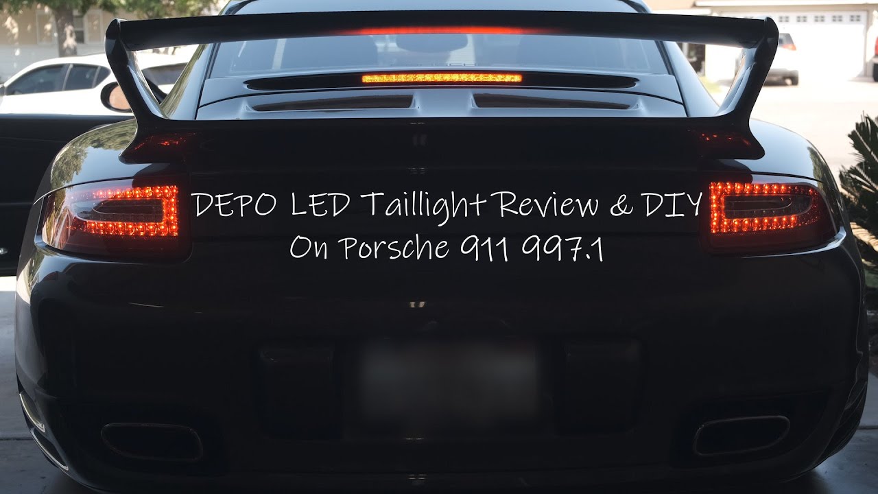DEPO LED Taillights Review and DIY on Porsche 911 997.1