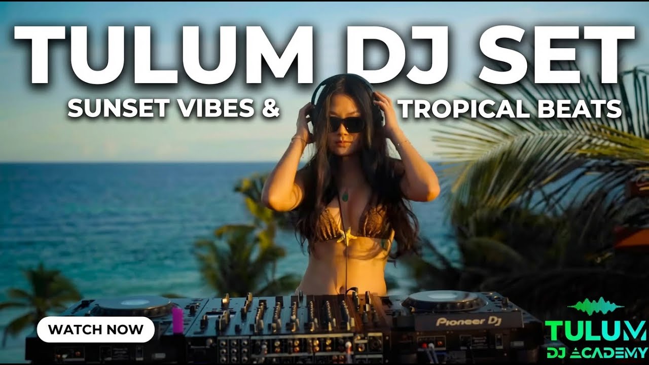 Afro, Melodic & Techno House DJ Set by Jenni | Sunset Session at Delek Beach, Tulum
