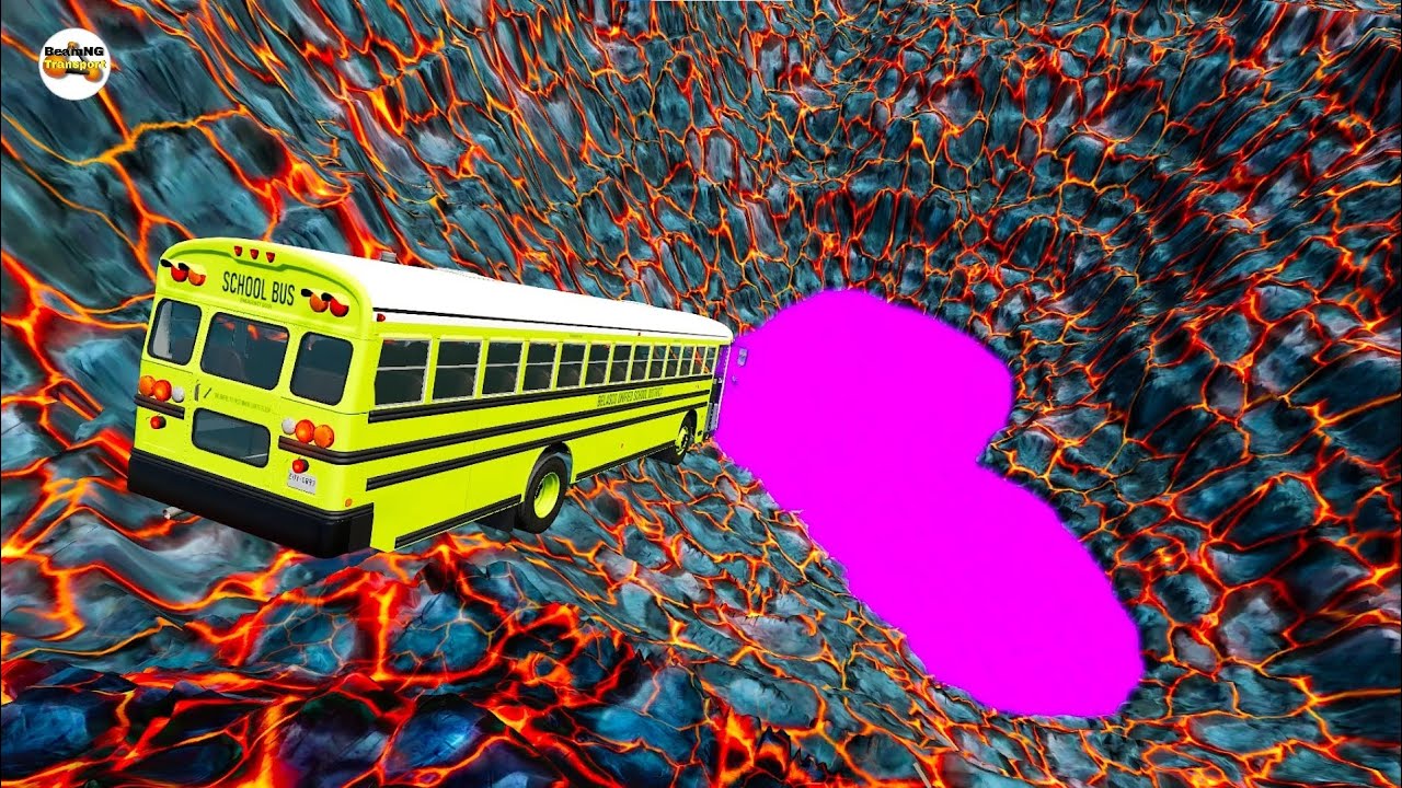 School Bus Crashes & Jump 12 | BeamNG.Drive