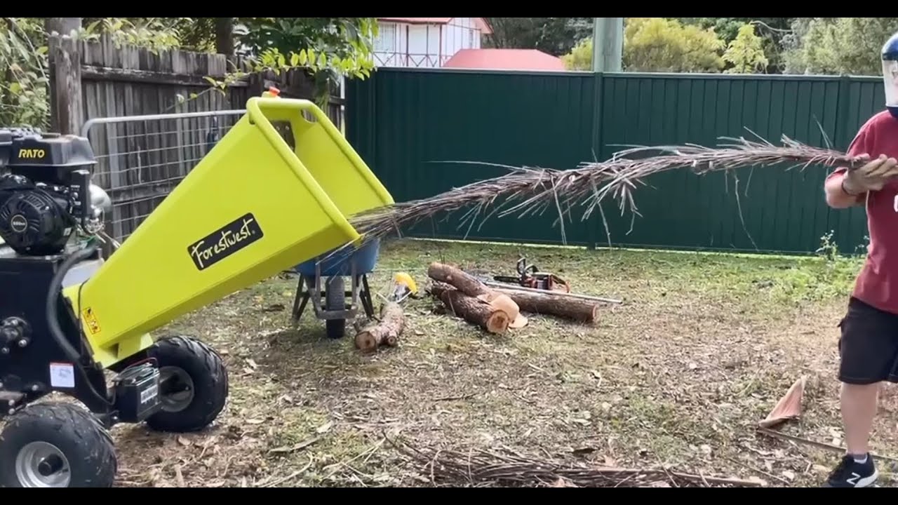 Forestwest 150mm Wood Chipper BM11062 Chipping Palm Fronds