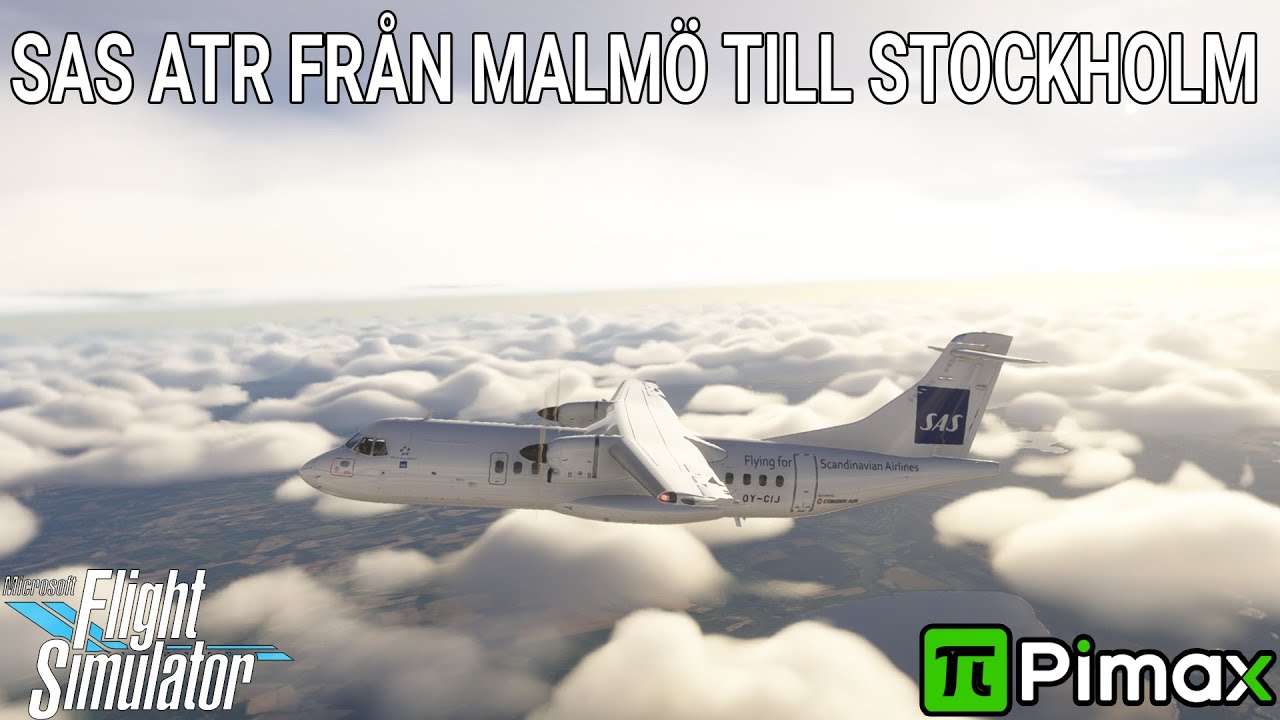 SAS ATR från Malmö till Stockholm - MSFS 2024