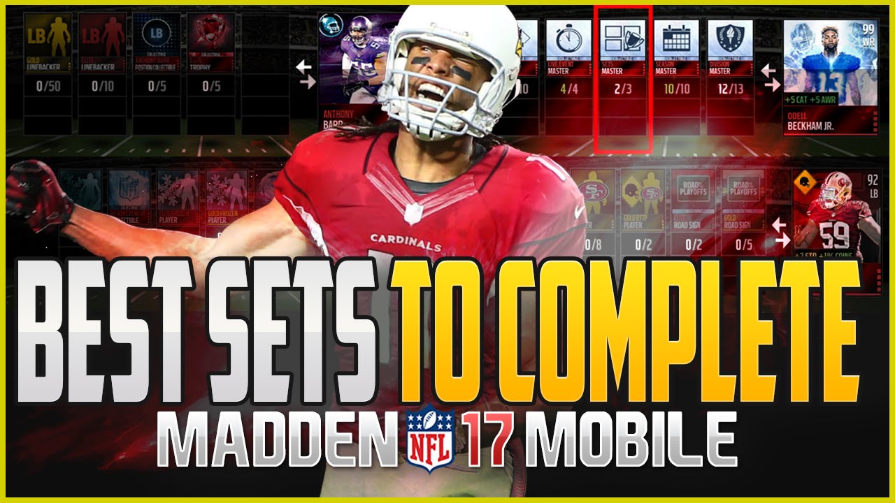 Madden 17 Mobile Best Sets to Complete!