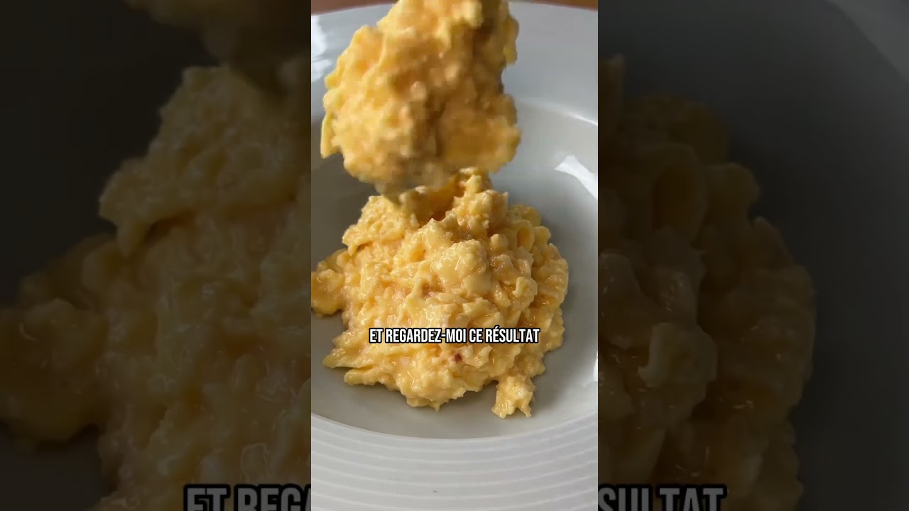 RECETTE &OElig;UFS BROUILL&Eacute;S #&oelig;ufs #&oelig;uf #omelette