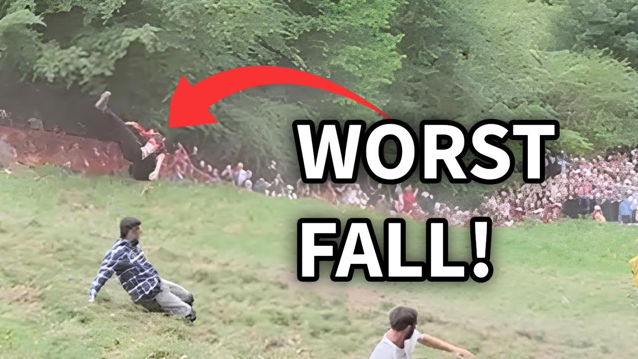 Cooper's Hill Cheese Rolling 2025 - Best Falls - Close-up Highlights