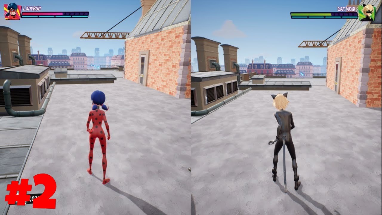 Miraculous: Paris Under Siege 2-Player Local Co-Op PS5 Gameplay | Level 2