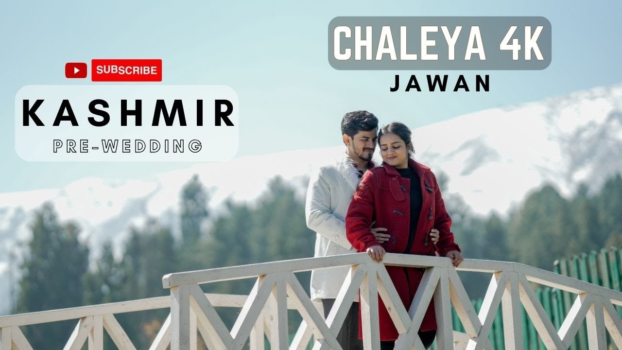 Chaleya | JAWAN | 4K video | Kashmir Prewedding | Pavan | Likitha | Suthan Dileep