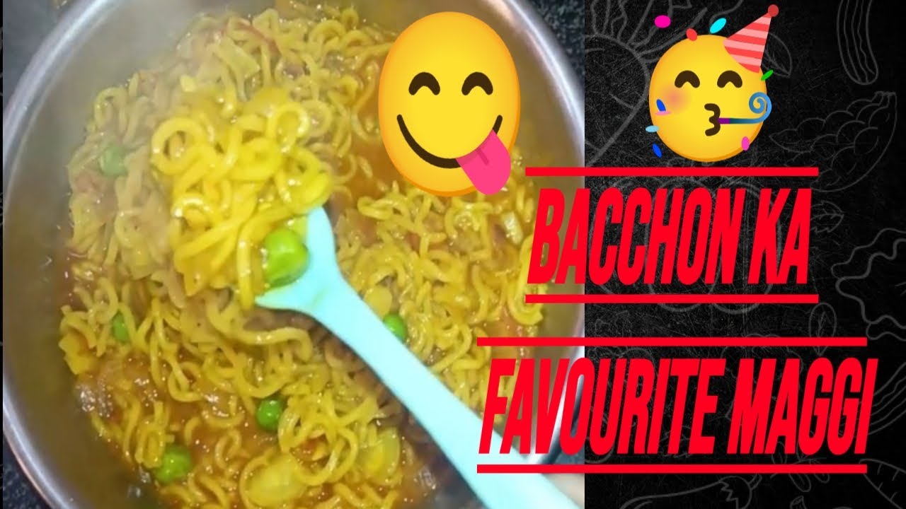 Bacchon ka favourite spicy Maggi 😜😋