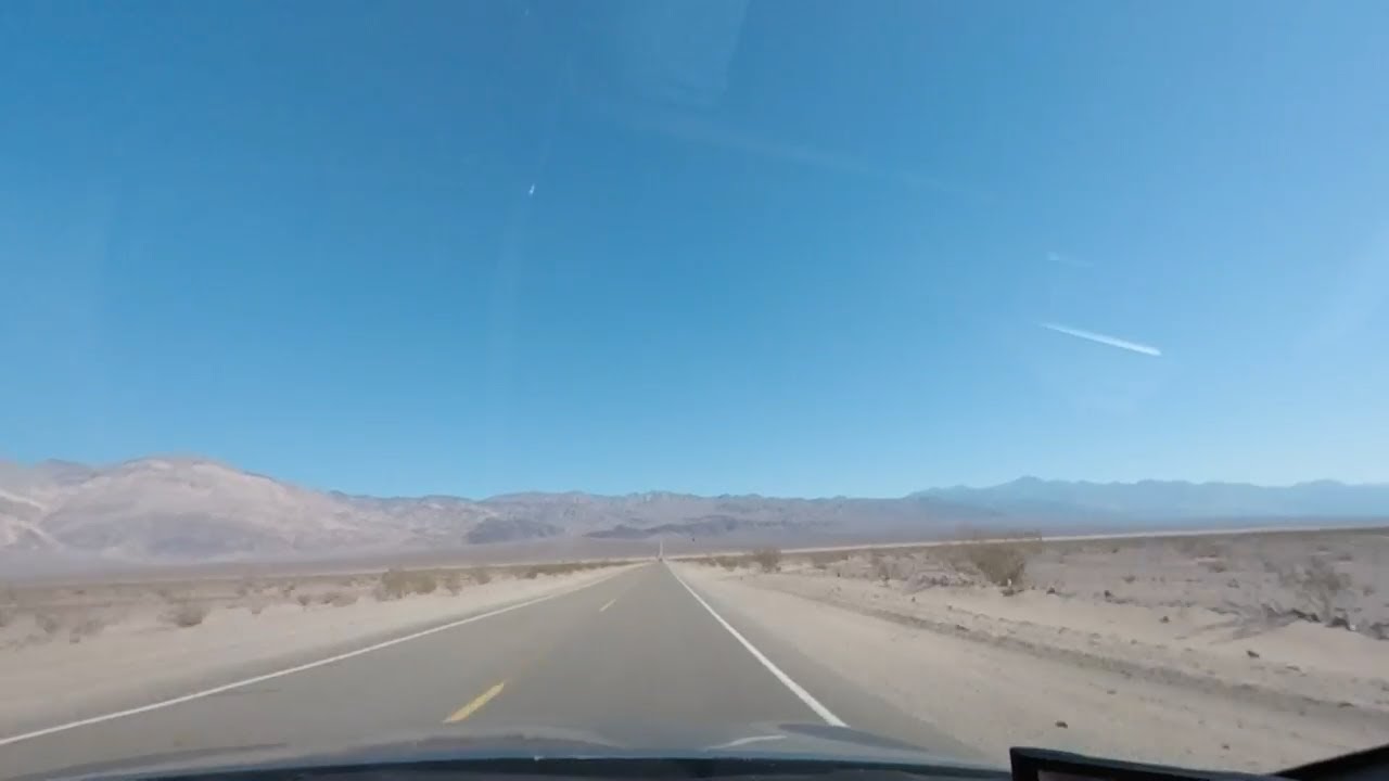 Crossing Panamint Valley.