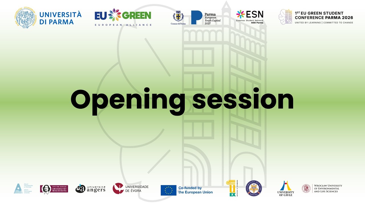 EU GREEN Student Conference - OPENING SESSION