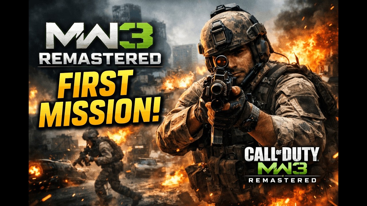 CALL OF DUTY MODERN WARFARE 3 REMASTERED|PART#1