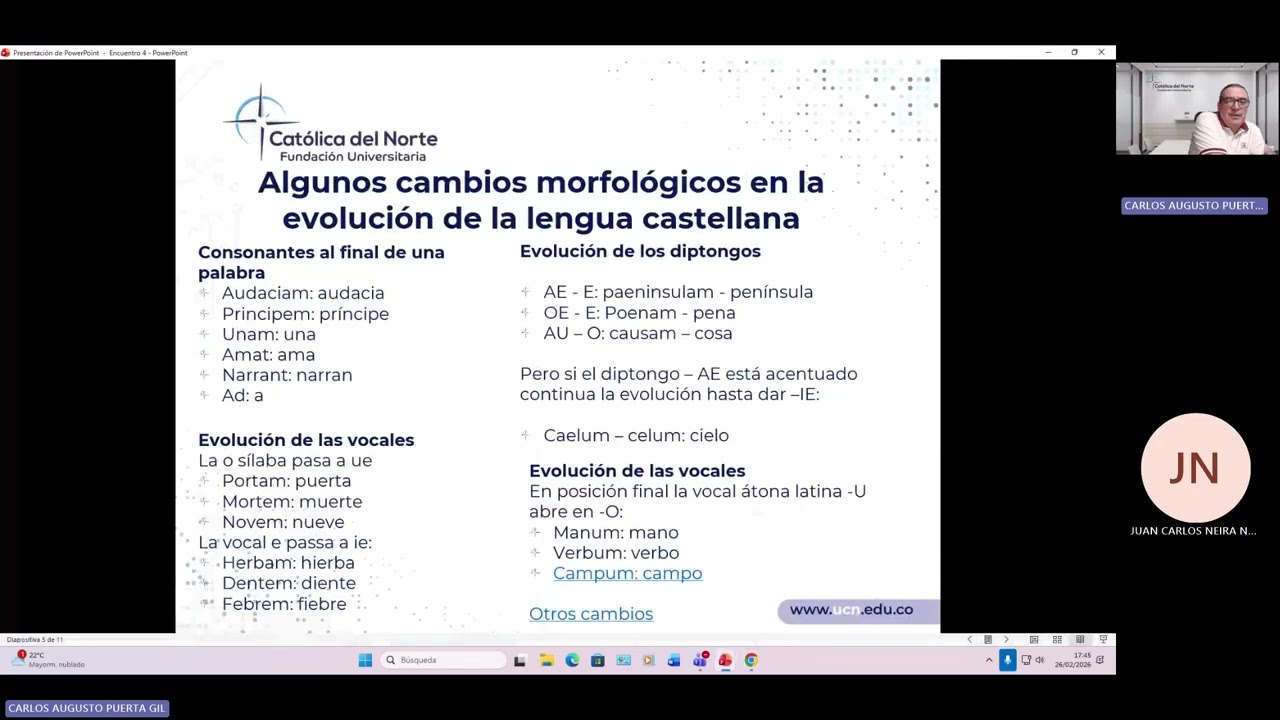 Encuentro Historia y Geopolítica de la Lengua Castellana 3 2026