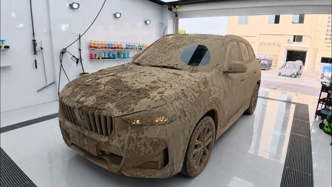 BMW X5 Completely Buried in Mud! | Extreme Car Wash Transformation