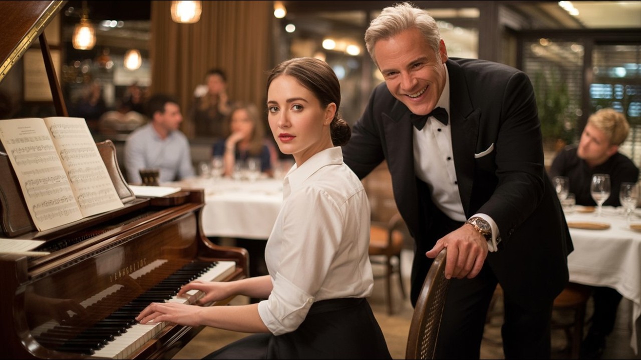 Millionaire Challenges Waitress to Play Piano – Moments Later, The Whole Room Astonished ✅