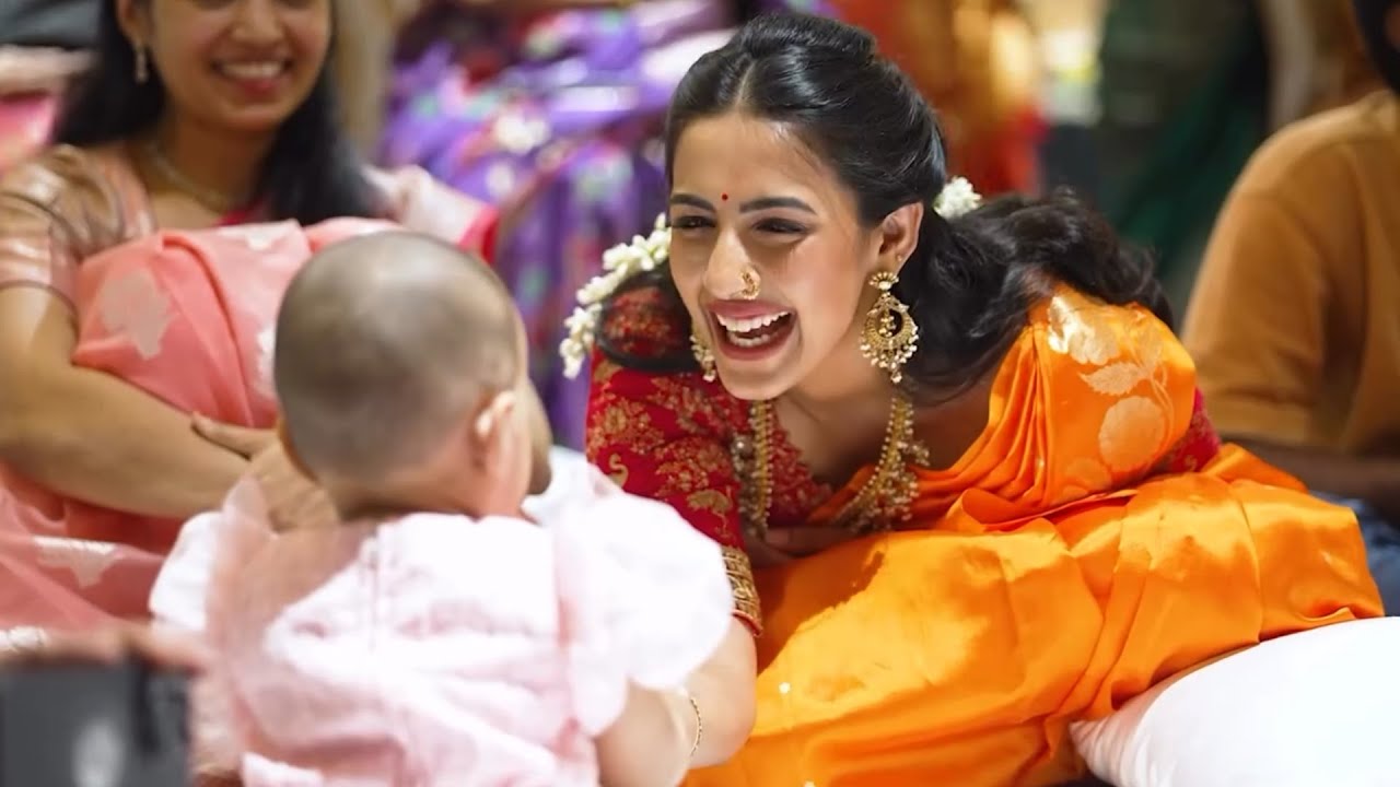 Ram Charan Daughter Klinkaara CUTE Moments With Mega Family Durga Ashtami Celebration | Chiranjeevi