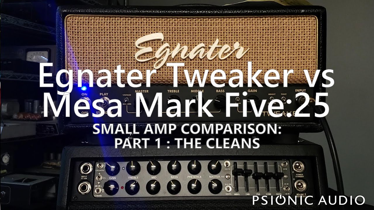 Egnater Tweaker vs Mesa Mark Five:25 | Small Amp Comparison : Part 1 : The Cleans
