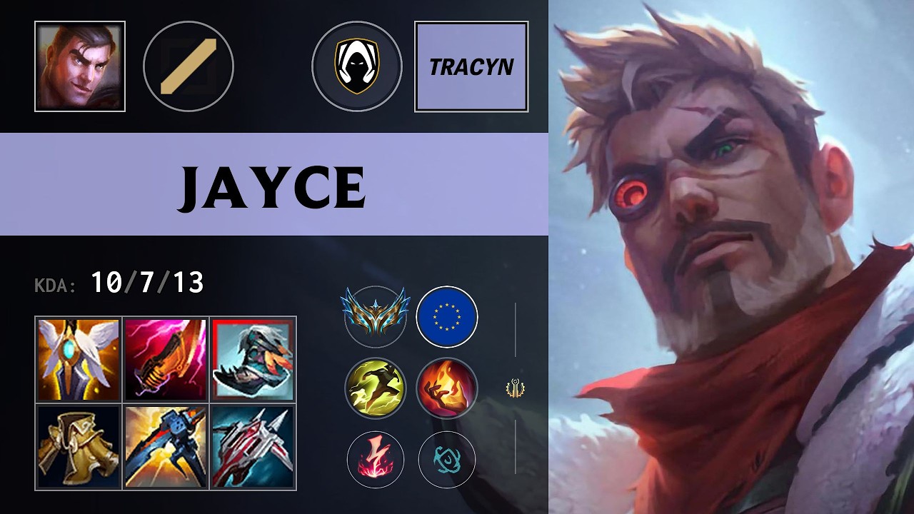 (TH Tracyn) Jayce Mid vs Malphite - EUW Challenger Patch 26.14