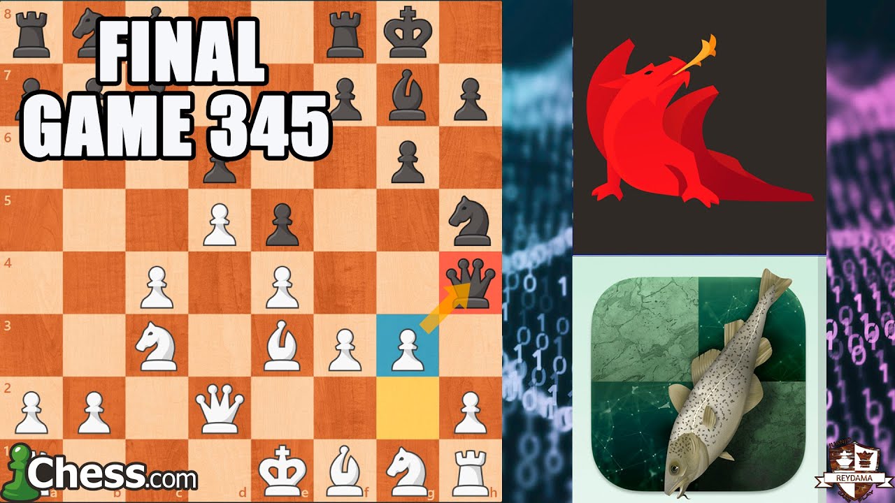 DRAGON Sacrifica la Dama en 10 MOVIMIENTOS CON NEGRAS a STOCKFISH!