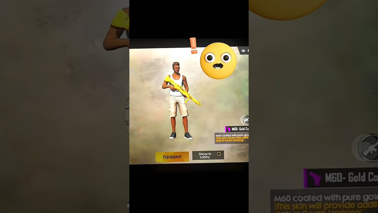 😲free fire most rare old gun skins ✨