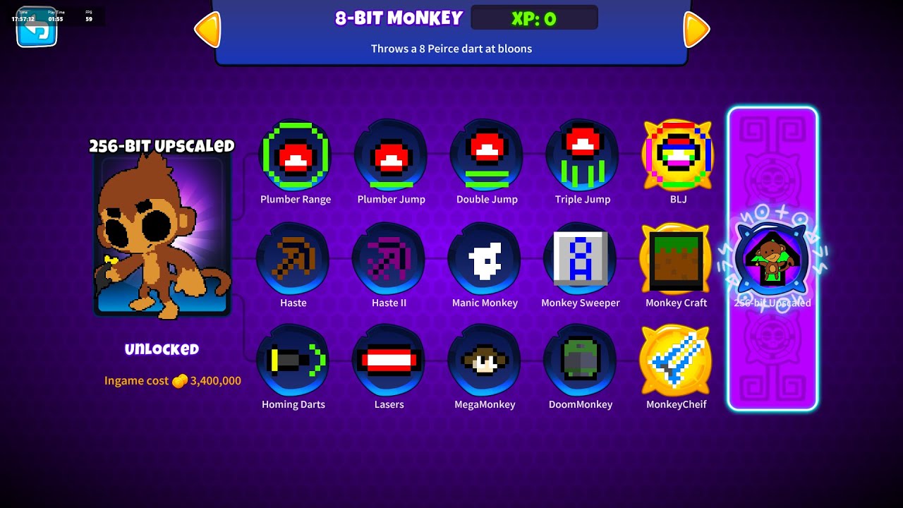 8-BIT MONKEY in btd6!!! (*INCLUDES PARAGON*)